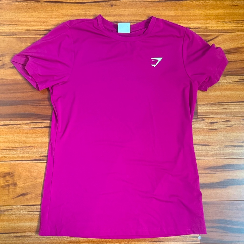 Gymshark Magenta Short Sleeve Tee
